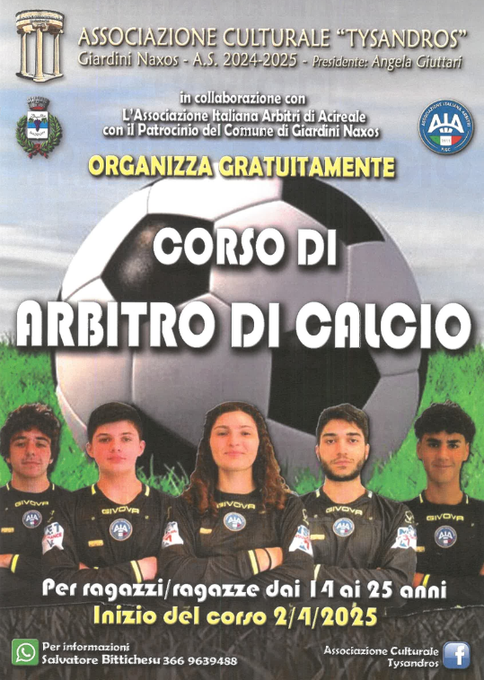 locandina corso arbitro